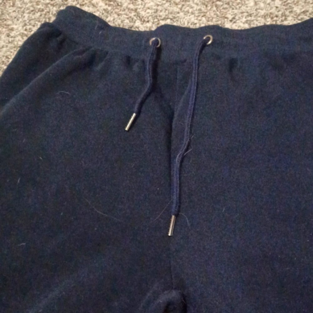 Blue sweat pants